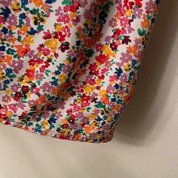 GAP Colorful Floral Print Blouse - Picture 7 of 8